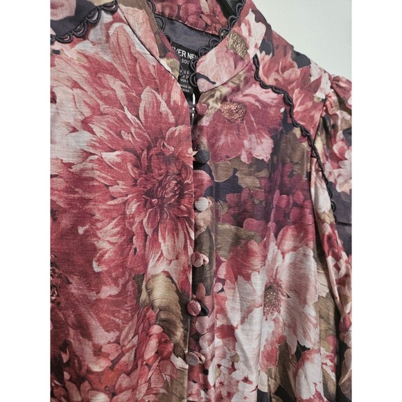 Sz 4 - Ever New Peyton Belted Long Sleeve Button Front Maxi Dress MSRP $209 - Picture 3 of 13